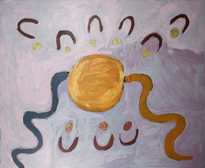 579-24 - <i>Purkitji (story of the two snakes)</i> - ANGIE  TOPSY TCHOOGA