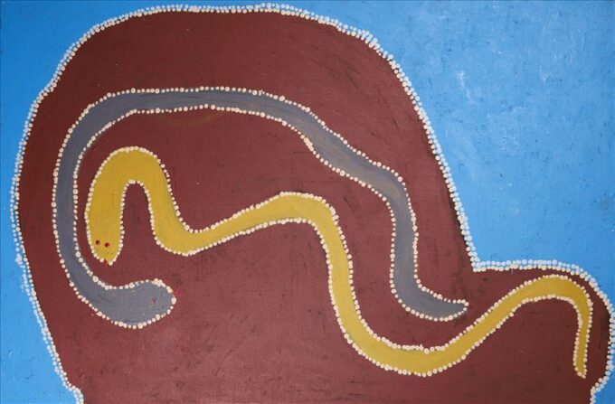 500-24 - <i>Purkitji (story of the two snakes)</i> - ANGIE  TOPSY TCHOOGA