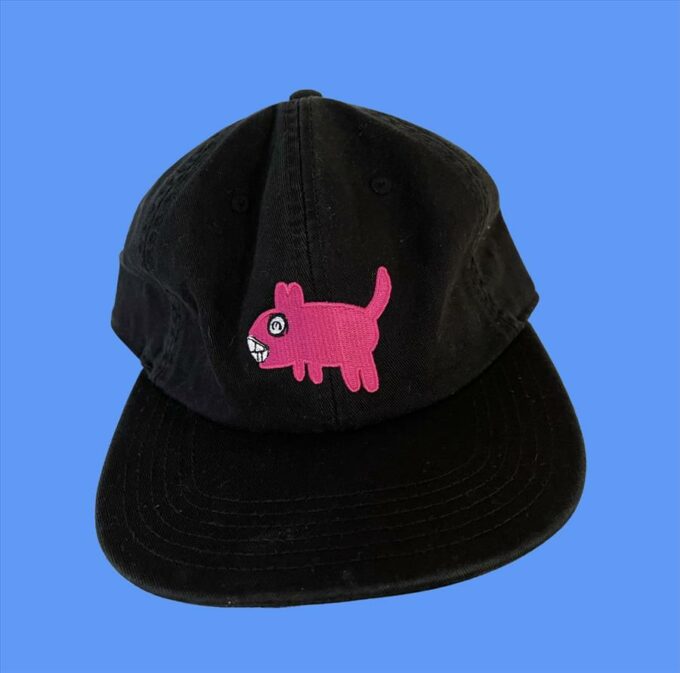 Camp Dog Cap - Clothing - <i>Patsy Mudgedell pink camp dog cap</i> -